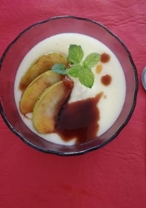 Una foto de Flan casero