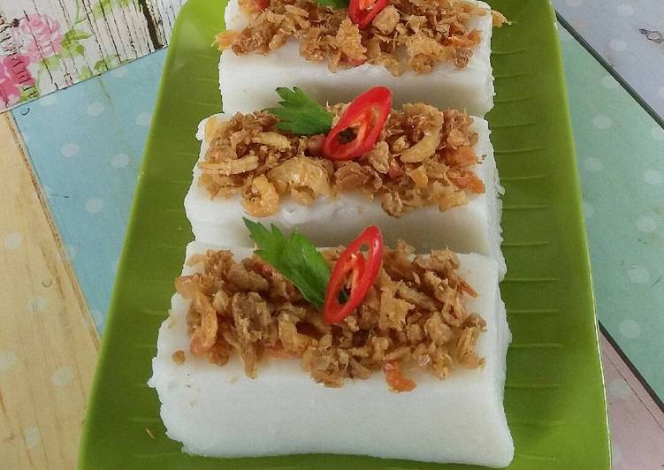 Bumbu Menyiapkan Talam Ebi, Enak Banget