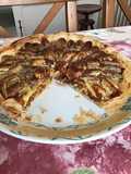 Tarte de bricks aux dattes et fruits exotiques crème à la farine de maïs et citron