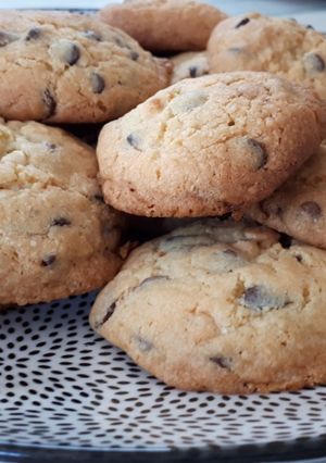 Une photo de Cookies pépites chocolat