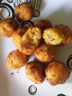 A picture of Bread potato cutlet.