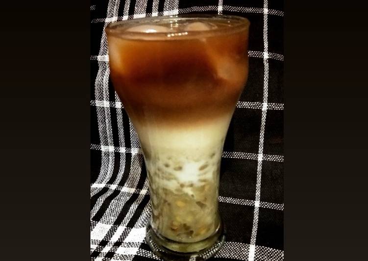 Resep Es Kopi Susu Kacang Ijo Mantuul!! yang Sempurna