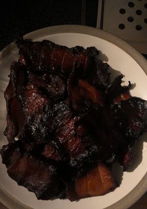 A picture of Sweet Smoked Pork Jerky.