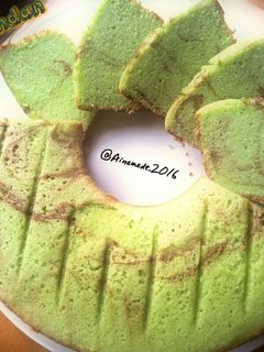 Foto resep Marble Pandan Cake Pak Sahak
