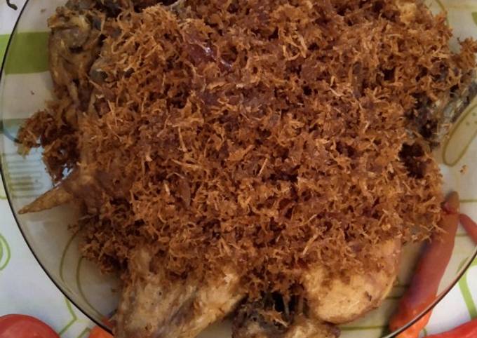 Resep 119.Ayam Srundeng 5.30.7.30 Anti Gagal