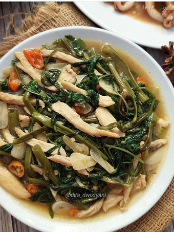 Resep Tumis Kangkung Ayam, Sempurna