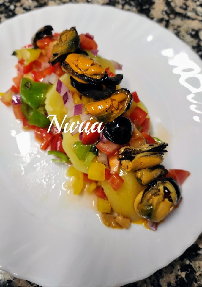 Una foto de Patatas a la vinagreta