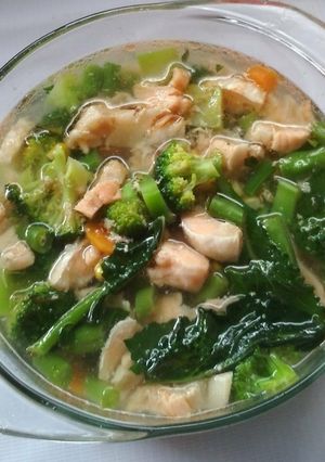 Foto resep Sup Ikan Salmon