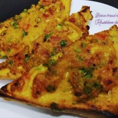 A picture of Besan bread toast.