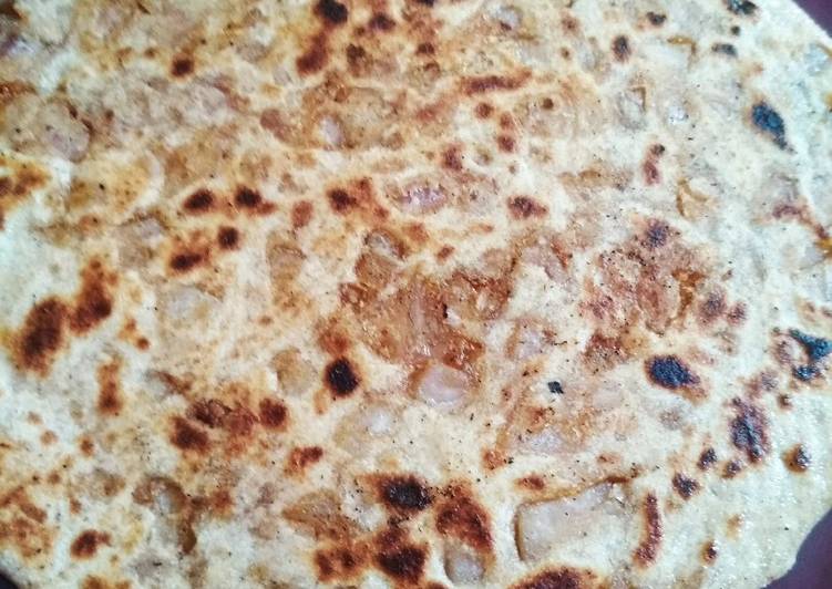 Recipe of Any-night-of-the-week Onion paratha