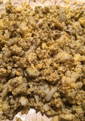 Una foto de Huevos con Zaatar (condimento árabe)