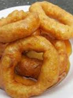 Una foto de Picarones exquisitos y fáciles de hacer con muy pocas cosas