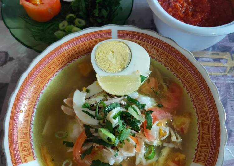 Langkah Mudah untuk Menyiapkan Bubur ayam berkuah &#34;samarinda&#34;, Bisa Manjain Lidah