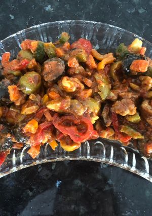 A picture of Olive salad Appetizer.