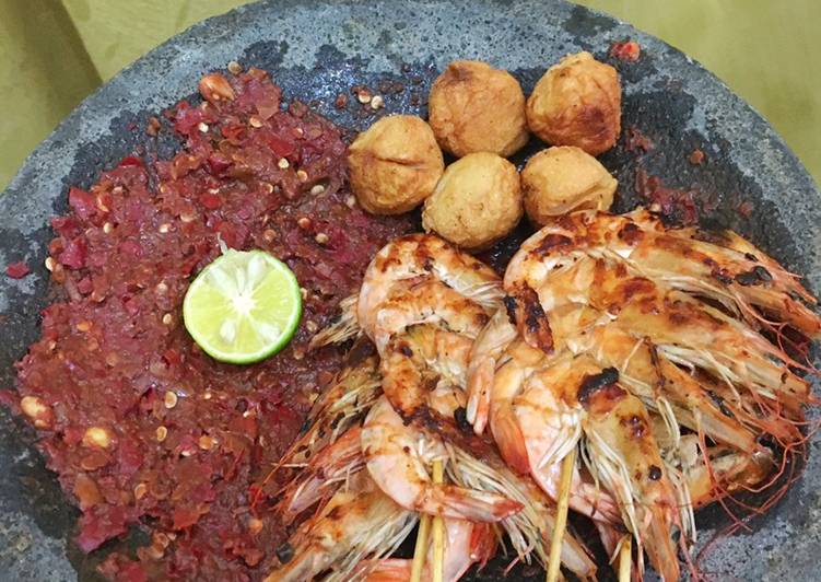 Langkah Mudah untuk Menyiapkan Udang bakar teflon, Menggugah Selera