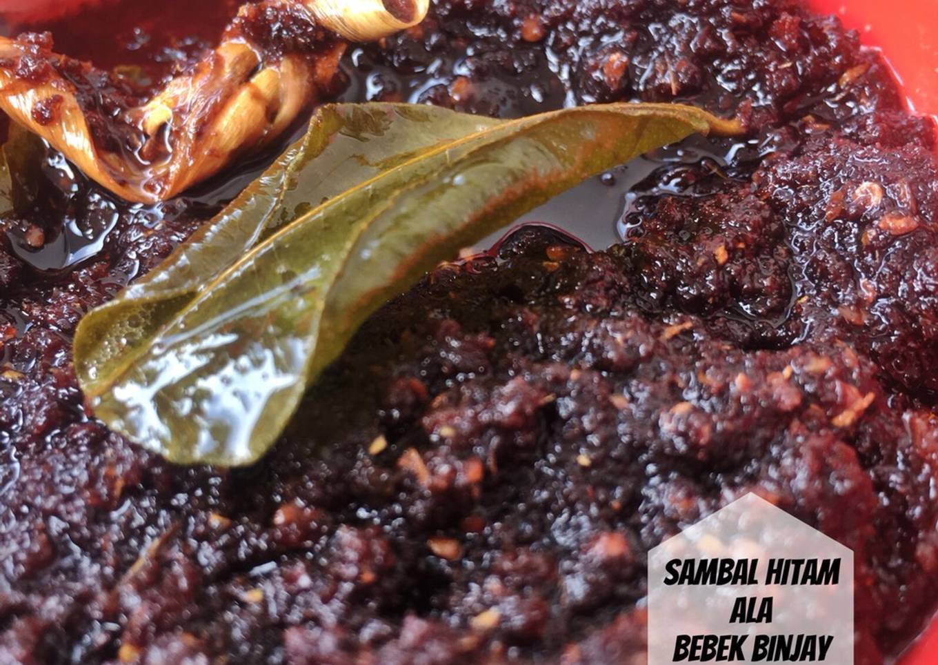 Sambal Hitam ala Bebek Binjay