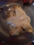 Canelones de choclo con salsa blanca