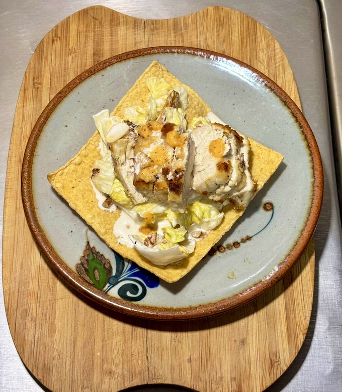 A picture of Jaure-Style Shark Tostadas (Jaure Tostadas).