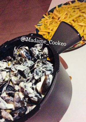 Une photo de Moules au boursin (cookeo)