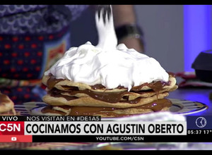 Una foto de Rogel clásico (con tapas de empanadas)