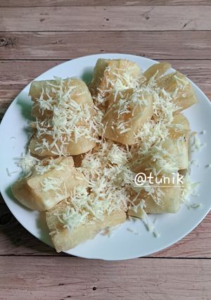 Foto resep Singkong Goreng Keju Merekah