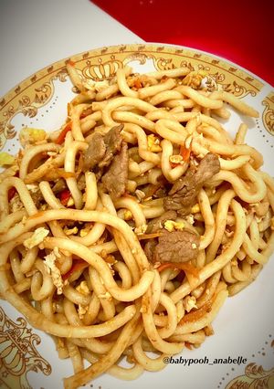 Foto resep Beef Stir Fry Udon (Udon Goreng Sapi)