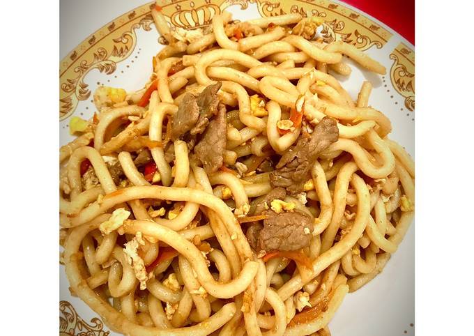 Resep Beef Stir Fry Udon (Udon Goreng Sapi) oleh Meli - Cookpad