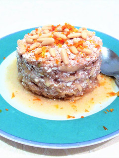 Una foto de Requesón receta tradicional con manzana para el desayuno