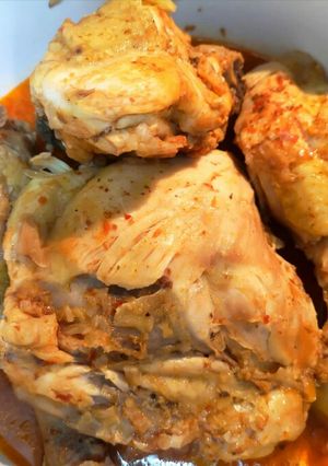 Una foto de Pollo a la olla