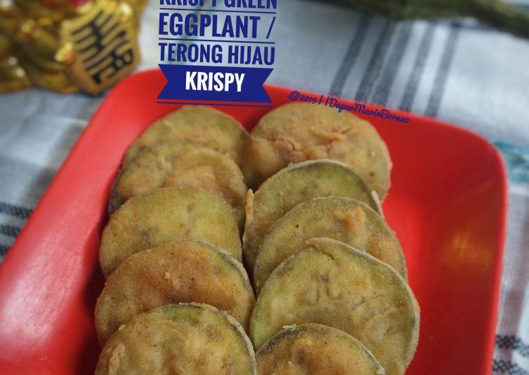 Resep 141 Terong Hijau Krispy Krispy Green Eggplant Yang Renyah