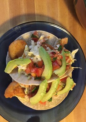 Una foto de Tacos de camarón 🍤 y pescado 🐟