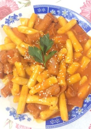 Foto resep Tteokbokki (kue beras pedas ala korea)