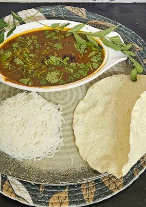 A picture of Curry Leaves Rasam.