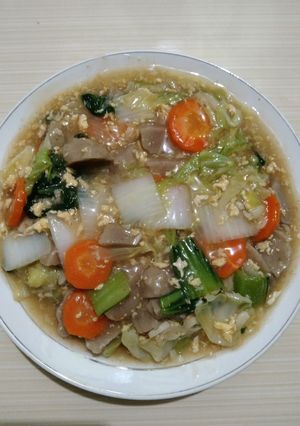 Foto resep Capcay Bakso Kuah