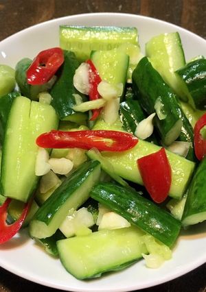 涼拌小黃瓜 的食譜成品照片