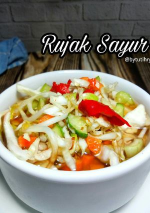 Foto resep Rujak sayur