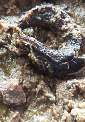 A picture of Ofada sauce.