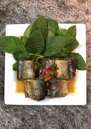 Hình của món Cá thu Nhật kho cà.