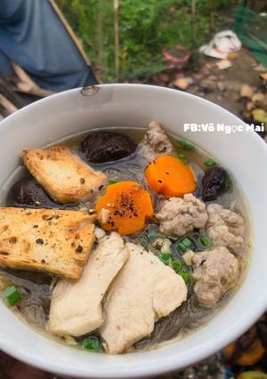 Hình của món Miến sắn dây ít kalo.