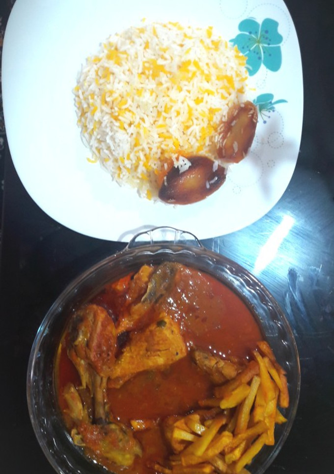 عکسی از دستور مرغ پناه پز😋