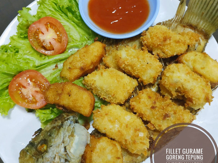 Standar Bagaimana cara membuat Fillet Gurame Goreng Tepung  nikmat