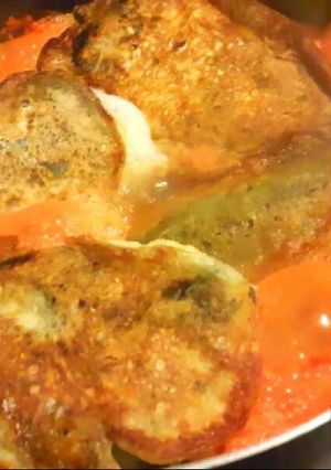 Una foto de Chiles rellenos de queso al estilo michoacan