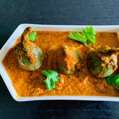 A picture of Baigan Masala.