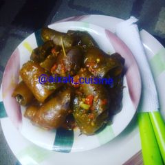 A picture of Cow head pepper soup.