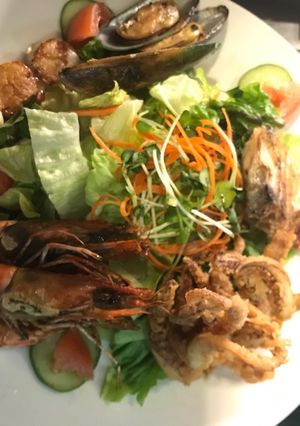 A picture of Seafood Salad.