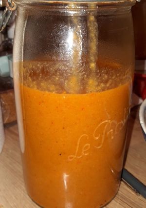 Une photo de Soupe potimarron et poivron