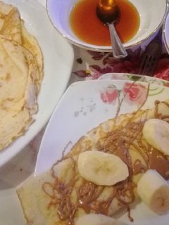 صورة لوصفة كريب بالشوكولاتة