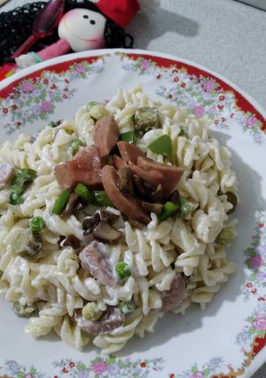 عکسی از دستور سالاد ماکارونی