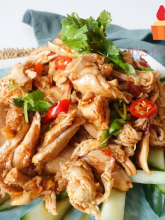 【開胃前菜】涼拌手撕雞 的食譜成品照片