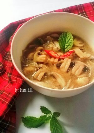 Foto resep Jamur Kancing Cah Bombay